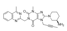 Linagliptin CAS 668270-12-0白い粉純度無し99% C25H28N8O2