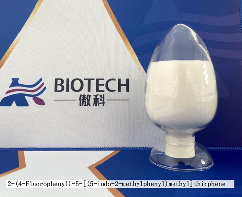 2 （4-Fluorophenyl） - 5 [（5-Iodo-2-Methylphenyl）メチルの]チオフェンCAS 898566-17-1の結晶の粉