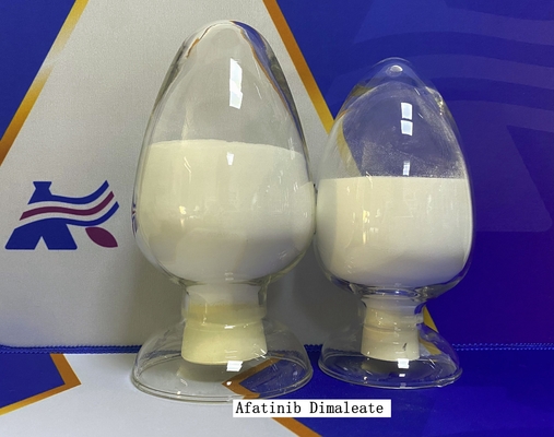 Afatinib Dimaleate CAS 850140-73-7薄黄色の粉純度無し99% C32H33ClFN5O11
