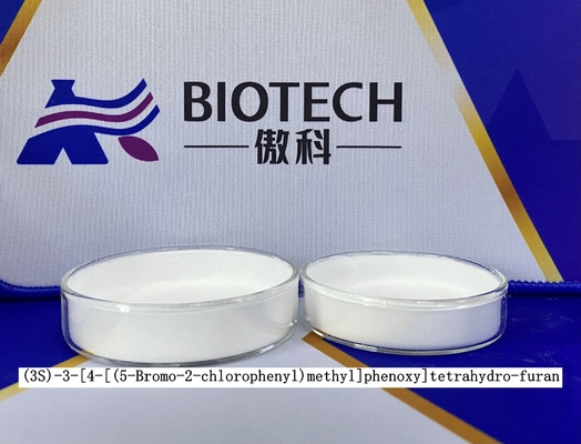 （3S） - 3 [4 [（5 Bromo 2 Chlorophenyl）メチル]フェノキシ]テトラヒドロフラン純度98%の白い粉 	APIsの中間物