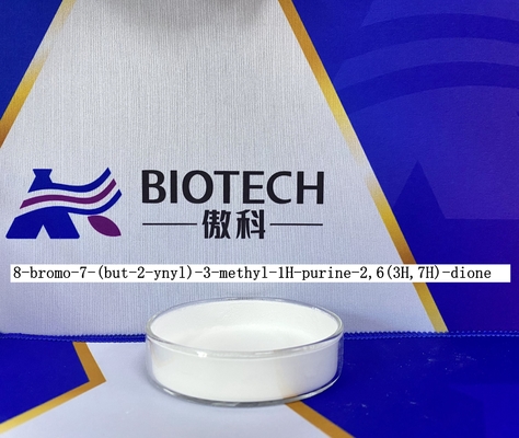 APIsの中間物8 Bromo 3メチル3,7 dihydropurine 2,6 dione CAS第93703-24-3オフホワイトの粉99%