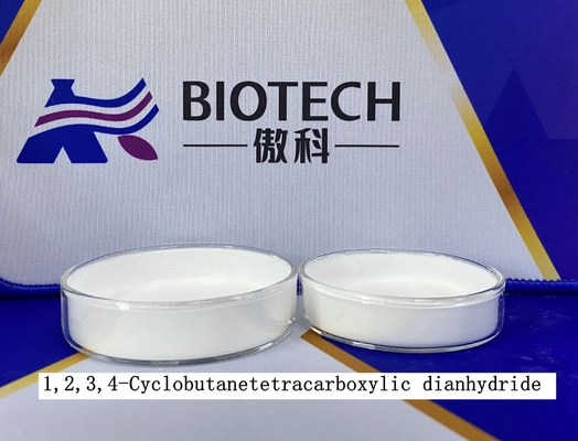 1,2,3,4-Cyclobutanetetracarboxylic Dianhydride CAS 4415-87-6の白い固体99% C8H4O6