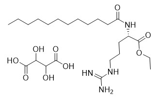 N アルファ ラウロイル アルギニン エチル エステルの酒石酸塩の静菌剤の食品添加物