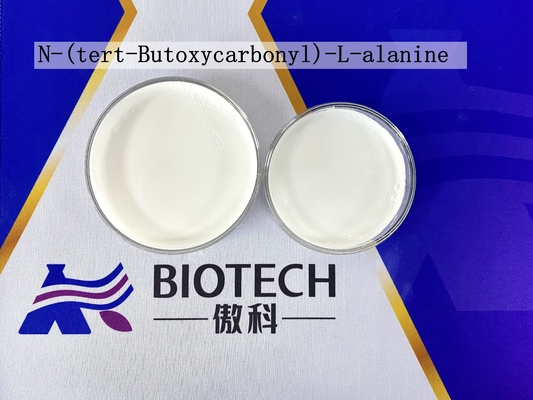 高純度 N- Tert-ブトキシカルボニル-L-アラニン CAS 15761-38-3 白い粉末 MF C8H15NO4 EINECS番号 239-847-8