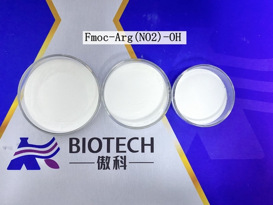 アミノ酸派生物 Fmoc-Arg ((NO2) -OH CAS. 58111-94-7 白い粉末 98%C21H23N5O6