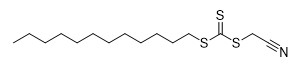 Cyanomethyl Dodecyl Trithiocarbonateのいかだの試薬CAS 796045-97-1 C15H27NS3 97%