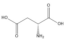 CAS 1783-96-6のアミノ酸の派生物無しDアスパラギン酸C4H7NO4