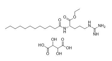 COAの健康な食品添加物NアルファLauroylのアルギニン エチル エステルの酒石酸塩C24H46N4O9