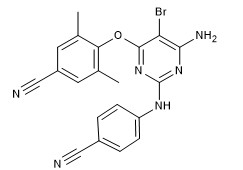 純度99% Etravirine CAS 269055-15-4の白いですか白そっくりの粉のAPIsの中間物無し