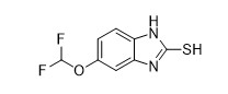 5-Difluoromethoxy-2-Mercapto-1H-Benzimidazol CAS第97963-62-7の白くか白い結晶の粉のAPIsの中間物