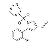 5 （2-Fluorophenyl） - 1 （3-Pyridinylsulfonyl） - 1Hピロール3 Carboxaldeh CAS 81677-11-8の黄色い粉