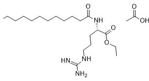 NアルファLauroylのアルギニンEthylエステルのアセテートCAS 92071-96-0の健康な食品添加物