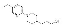 3-(1-(5-エチルピリミジン-2-イル) ピペリジン-4-イル) プロパン-1-オール CAS 1046815-82-0 98%