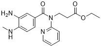 Ethyl N- [3アミノ4の（methylaminoの）ベンゾイル] -薄黄色の粉に白いN pyridin 2 ylベータalaninate CAS No.212322-56-0