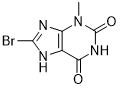 APIsの中間物8 Bromo 3メチル3,7 dihydropurine 2,6 dione CAS第93703-24-3オフホワイトの粉99%