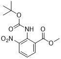 メチル2 （（Tert-Butoxycarbonylamino） - 3-Nitrobenzoate CAS 57113-90-3の薄黄色の結晶の粉