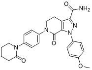 Apixaban CAS No 503612-47-3 白い結晶性粉末 C25H25N5O4 純度 99% API 中間体