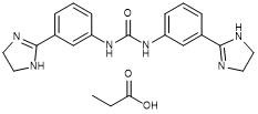 ImidocarbのDipropionate CAS 55750-06-6純度99%の白いまたは灰色の白い結晶の粉C22H26N6O3