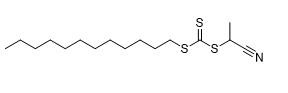 金属キレートクロマトグラフィー 1-cyanoethyl dodecyl carbonotrithioate CAS No. 1186022-27-4 C16H29NS3 純度 95%