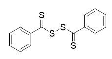 メタルケラート染色体 ダイ ((チオベンゾイル) ディスルファイド CAS番号 5873-93-8 C14H10S4 濃い赤紫色固体