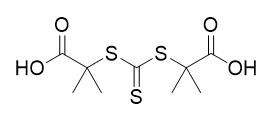 2,2'-(チオカルボニルビス(スルファンジイル))ビス(2-メチルプロパン酸) CAS No. 355120-40-0 C9H14O4S3 黄色の粉末