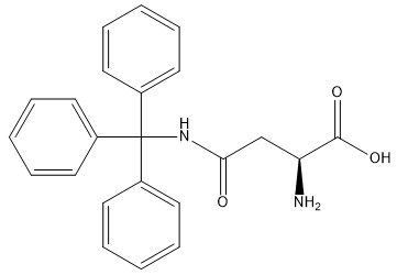アミノ酸誘導体 H-Asn(Trt)-OH CAS.132388-58-0 純度 98% 白色粉末 C19H18N2O5