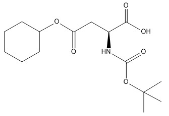 Boc-Asp(OcHx)-OH アミノ酸誘導体 CAS No. 73821-95-1 純度 98% CC15H25NO6