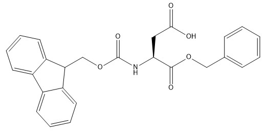 純度98%のアミノ酸の派生物CAS第86060-83-5 Fmoc非対称多重処理システムOBzl C26H23NO6白い粉
