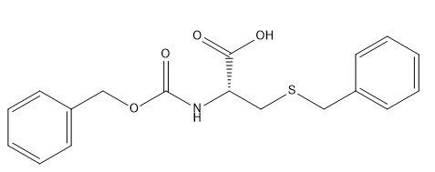 純度98%のアミノ酸の派生物CAS第3257-18-9 Z-Cys （Bzl） -白い固体C18H19NO4Sに白いオハイオ州