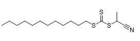 いかだの試薬C16H29NS3純度95%の1-cyanoethyl dodecyl carbonotrithioate CAS第1186022-27-4
