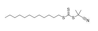 いかだの試薬の2シアノ2 [（dodecylsulfanylthiocarbonylの） sulfanyl]プロパンCAS第870196-83-1 C17H31NS3黄色い固体
