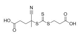 4 （（（（2-Carboxyethyl） Thio） Carbonothioyl） Thio） - 4-Cyanopentanoic酸CAS 2055041-03-5のC10H13NO4S3黄色い粉