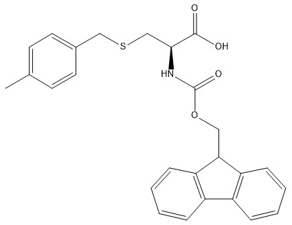 純度98%のアミノ酸の派生物CAS 136050-67-4 Fmoc-Cys （4-MeBzl） -オハイオ州C26H25NO4S