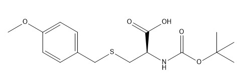 98%のアミノ酸の派生物CAS 18942-46-6 Boc-Cys （PMeOBzl） -オハイオ州C16H23NO5Sの白い粉