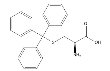 白い固体に白い98%のアミノ酸の派生物CAS 2799-07-7のS Trityl LシステインC22H21NO2S