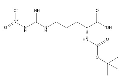 純度98%のアミノ酸の派生物CAS 50913-12-7 Boc-D-Arg （NO2） -オハイオ州C11H21N5O6の白い固体