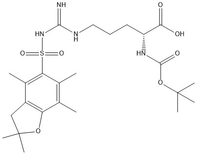 純度98%のアミノ酸の派生物CAS 186698-61-3無しBoc-D-Arg （Pbf） -オハイオ州C24H38N4O7S