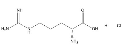 純度98%のアミノ酸の派生物CAS 627-75-8のDアルギニン塩酸塩C6H15ClN4O2