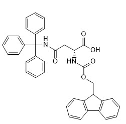 純度98%のアミノ酸の派生物CAS 180570-71-2 Fmoc-D-Asn （Trt） -オハイオ州C38H32N2O5