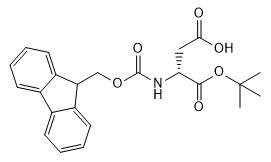CAS 134098-70-7アミノ酸の派生物Fmoc D非対称多重処理システムOtbu C23H25NO6純度無し98%