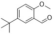 5-テルト-ブチル-2-OMベンゼンアルデヒド CAS番号 85943-26-6 黄粉または油性物質 98% マロピタン中間産物