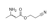 2 Cyanoethyl 3 Aminobut 2 Enoate CAS 43107-08-0白い粉無し98%