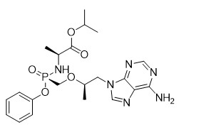 APIsの中間物Tenofovir Alafenamide CASオフホワイトの粉純度99%に白いTFAのための379270-37-8無し