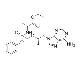 イソプロピルの（（SR） - （（（（R） - 1 （6アミノ9H purin 9 ylの） propan-2-yl） oxy）メチルの） （フェノキシ） phosphoryl） - D-alaninate純度95%