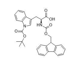Fmoc-Trp （Boc） -オハイオ州CASオフホワイトの粉純度98%に白いアミノ酸の派生物のための143824-78-6無し