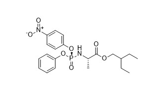 APIsの中間物N-S-4 Nitrophenoxy Phenoxyphosphinyl Lアラニン2 Ethylbutylのエステル1354823-36-1